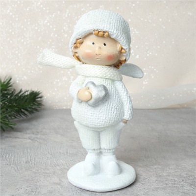 Фигурка Мальчик/Девочка 13 см / W254-1 /уп 72/Новый год