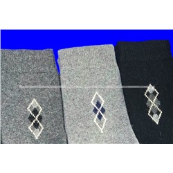 Термоноски мужские КАШЕМИР с рисунком арт 1603 - 1