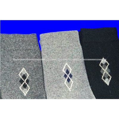 Термоноски мужские КАШЕМИР с рисунком арт 1603 - 1