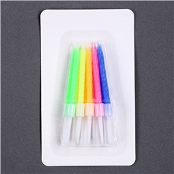 Свечи для торта «С днем рождения» 10 шт., топпер для торта 1 шт.