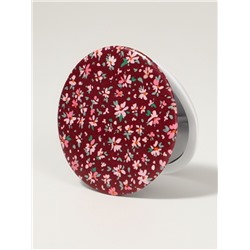 Зеркало складное «Цветочная поляна», d=7.5 см, с увеличением х2, МИКС