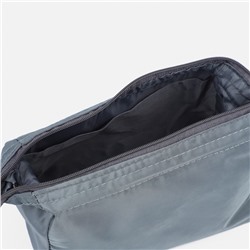 Косметичка дорожная на молнии, серая