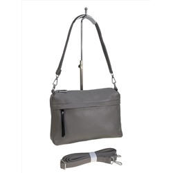 Женская сумка из искусственной кожи, цвет серый