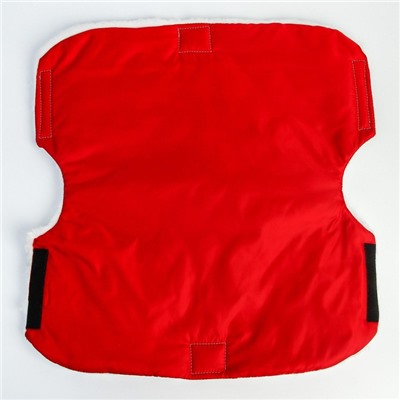 Муфта на ручку коляски, красная