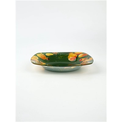 Тарелка суповая новогодняя «Апельсины», 20×20 см