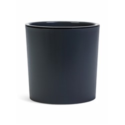 Кашпо для цветов Genius, 2.5 л, d=15.7 см, h=15.6 см, пластиковое, со вставкой, серое