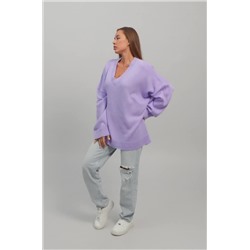 Женский свитер оверсайз с V-образным вырезом Happyfox