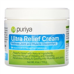 Puriya, Ultra Relief Cream, 4 oz (113 g)