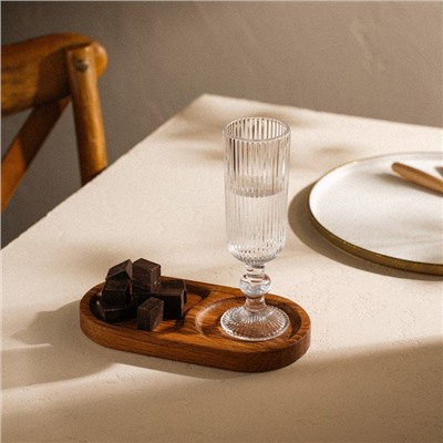 Поднос с двумя отделениями SL Home, 21×11×2 см, дуб