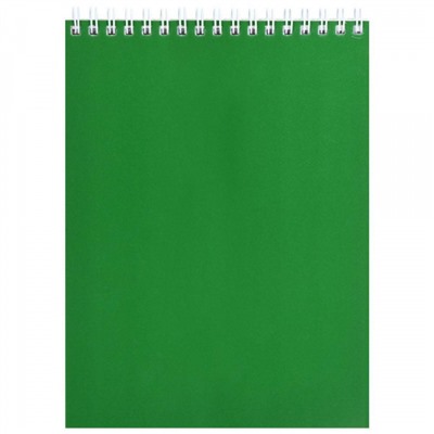 Блокнот на спирали А5 50л клетка "ЗЕЛЕНЫЙ" LTMNBA5-50 LITE