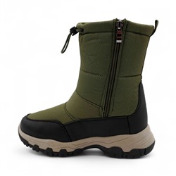 Сапоги мембранные на меху 1802-9 зеленые п/п