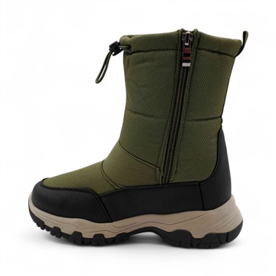 Сапоги мембранные на меху 1802-9 зеленые п/п