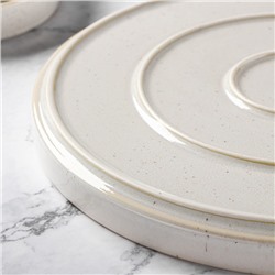 Подстановочная тарелка Magistro Urban, d=27.5 см, фарфор, белая