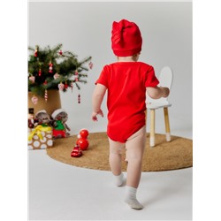 Боди детское «Крошка Я. Первый НГ», рост 80-86 см, красное