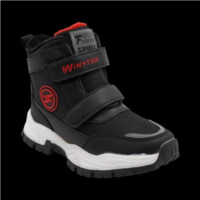 Ботинки мембранные на меху А7717-5 черные