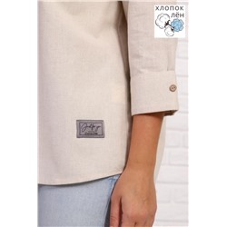 1068 Рубашка женская (Льняной)