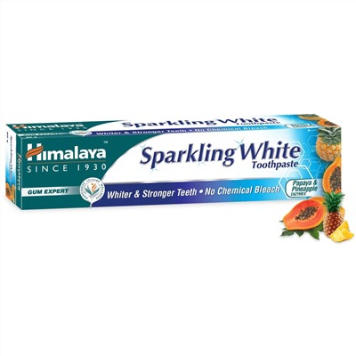 Himalaya ToothPaste Sparkling White / Отбеливающая Зубная Паста 80 г