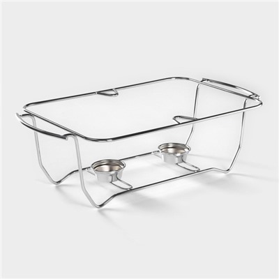 Мармит из жаропрочной керамики двойной Magistro «Бланш», 1.1 л, 26.5×16×6.5 см, белая