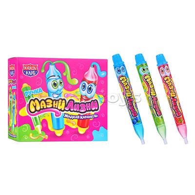 Жидкая карамель "Ручка мазни лизни" ассорти 20гр. (30шт)