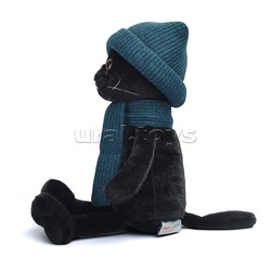 Кот Фикс в шапке с вышивкой В27