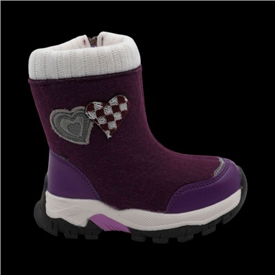 Валенки ХV1117-2-2A темно фиолетовые