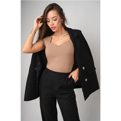 Женская футболка с глубоким вырезом Happyfox