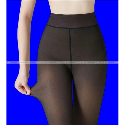 Женские колготки "Вторая кожа" имитация капрона с начесом 380 den арт. 9656