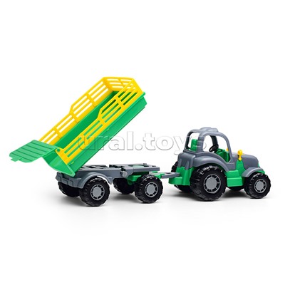 Трактор с прицепом №2 "Крепыш"