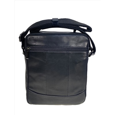 Сумка мужская из натуральной кожи, цвет черный