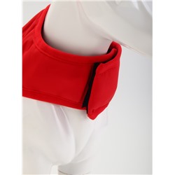 Куртка - попона двусторонняя, размер S (ДС 24, ОГ 38 см, вес 4-6 кг), красная