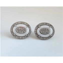 Серьги с керамикой