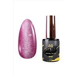 Manita Professional Гель-лак для ногтей с эффектом кошачьего глаза / Crystal Cat Eye №06, 10 мл KRISTALLER, 1110328