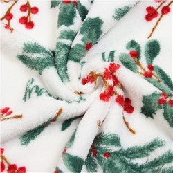 Плед с рукавами «Этель. Ветви», 150×200 см, корал-флис 220 г/м²