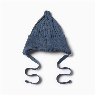 Шапка детская MINAKU, размер 35-40, синяя
