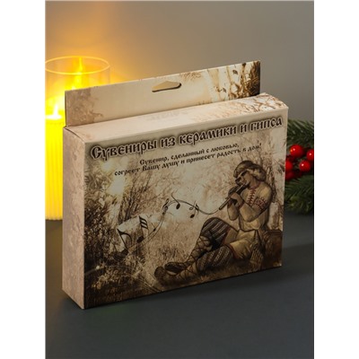 Фигурка гипс «Богатырь на коне», 22×4×15.5 см