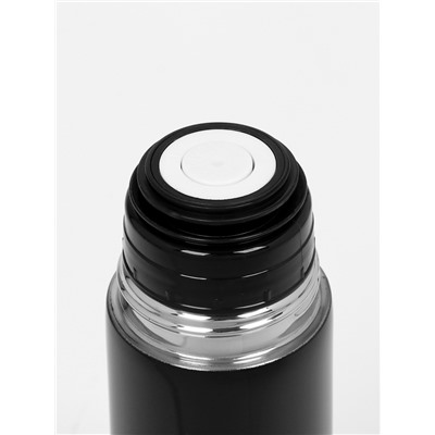 Термос, 500 мл, Пуля «Патрон», сохраняет тепло 12 ч, 25×6.5 см, чёрный