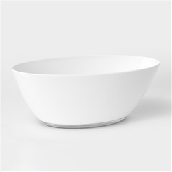 Горшок для цветов с поддоном Plast-Avenue «Лодочка», 3 л, пластиковый, белый