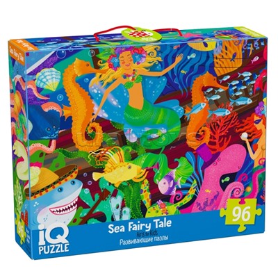 IQ Пазл с развивающей игрой 96 "Морская сказка" 6+ (new)