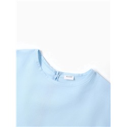 Футболка детская MINAKU, голубая, рост 164 см