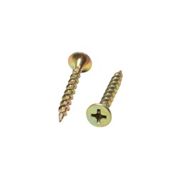 Саморез по дереву 3.5×32 мм, крупная резьба, желтый цинк, в упаковке 15 кг .