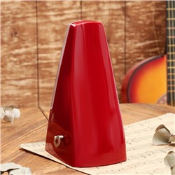 Метроном механический Gleam, коричневый, 40-408 ударов в минуту, 21×10×12 см