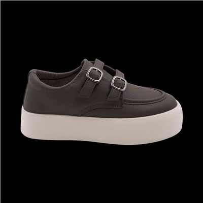 Полуботинки демисезонные 2519-5 темно коричневые