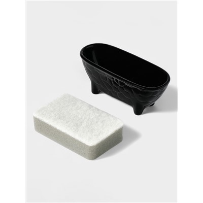 Подставка для губки Magistro Rodos, чёрная