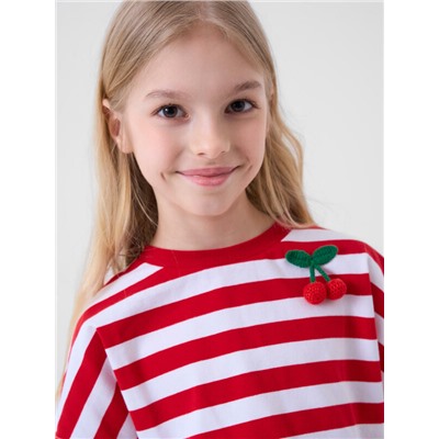 Джемпер трикотажный для девочек (футболка)