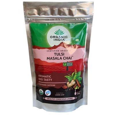 Organic India Tulsi Masala Chai / Масала Чай со Священным Базиликом 100 г