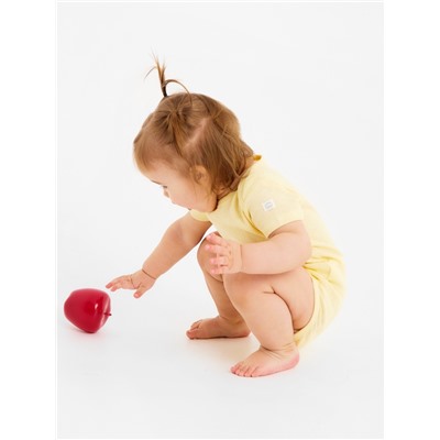 Боди Крошка Я Melange, рост 86-92, жёлтое