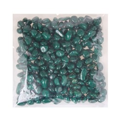 Грунт для аквариума DECOR DE «Галька цветная», фр. 8-12 мм, темно-зелёная, 800 г