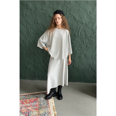 Блузка женская  ASY105/01/Серый меланж