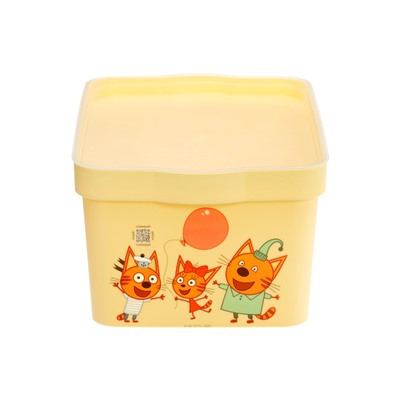 Ящик для хранения детский, с крышкой, 7.5 л, Три Кота