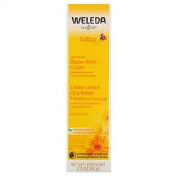 Weleda, Baby, крем с календулой от опрелостей, с экстрактами календулы, 81 г (2,9 унции)